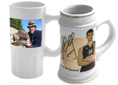 печать на пивных кружках