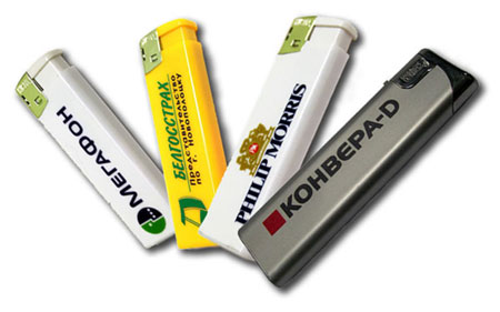 печать на зажигалках